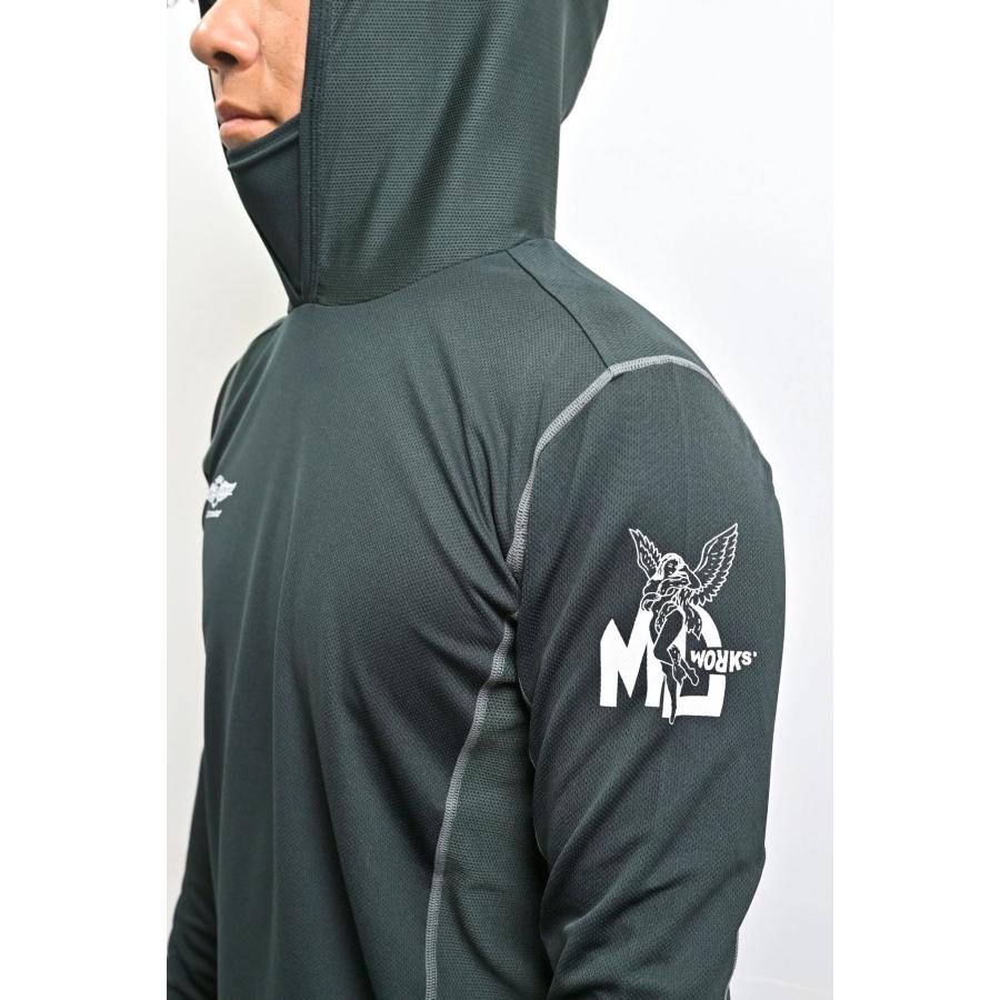 MC Works'（MCワークス） MF-HOODIE／MFフーディー : DEEP BLUE OCEAN