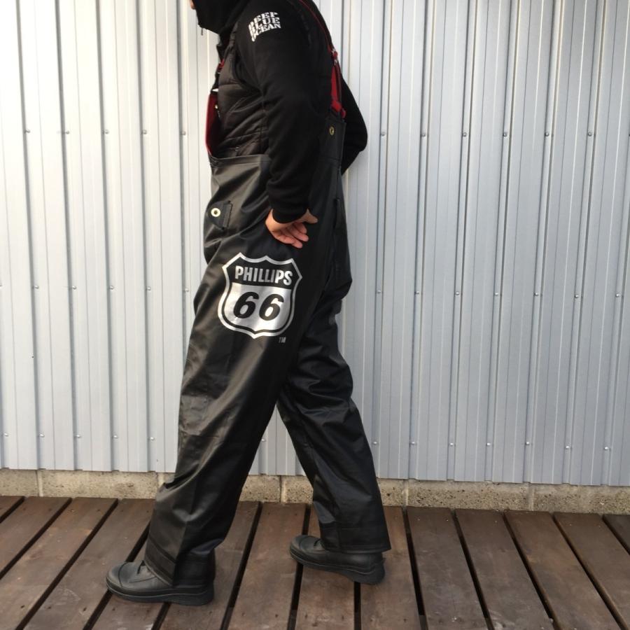 PHILLIPS PVC防水サロペットPH66-MS152高級PVCマリンウェアサロペット