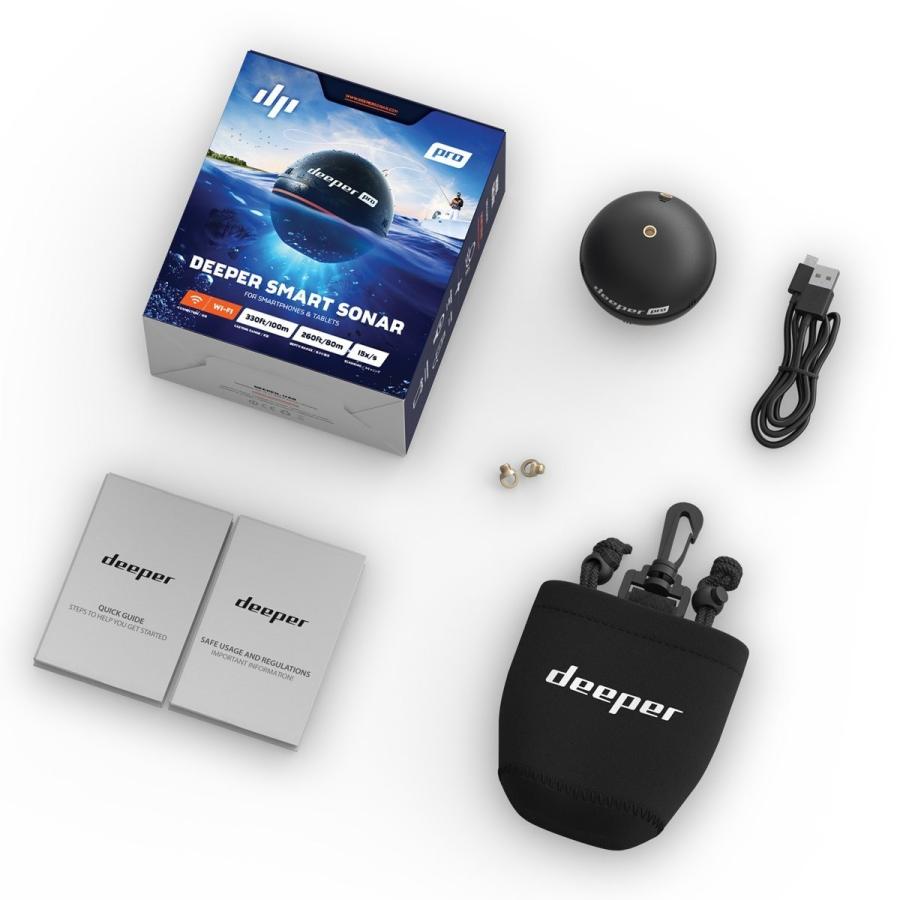 Deeper Pro (ディーパー プロ) ワイヤレススマート 魚群探知機 Deeper Pro (ディーパー プロ) ワイヤレススマート 魚群探知機