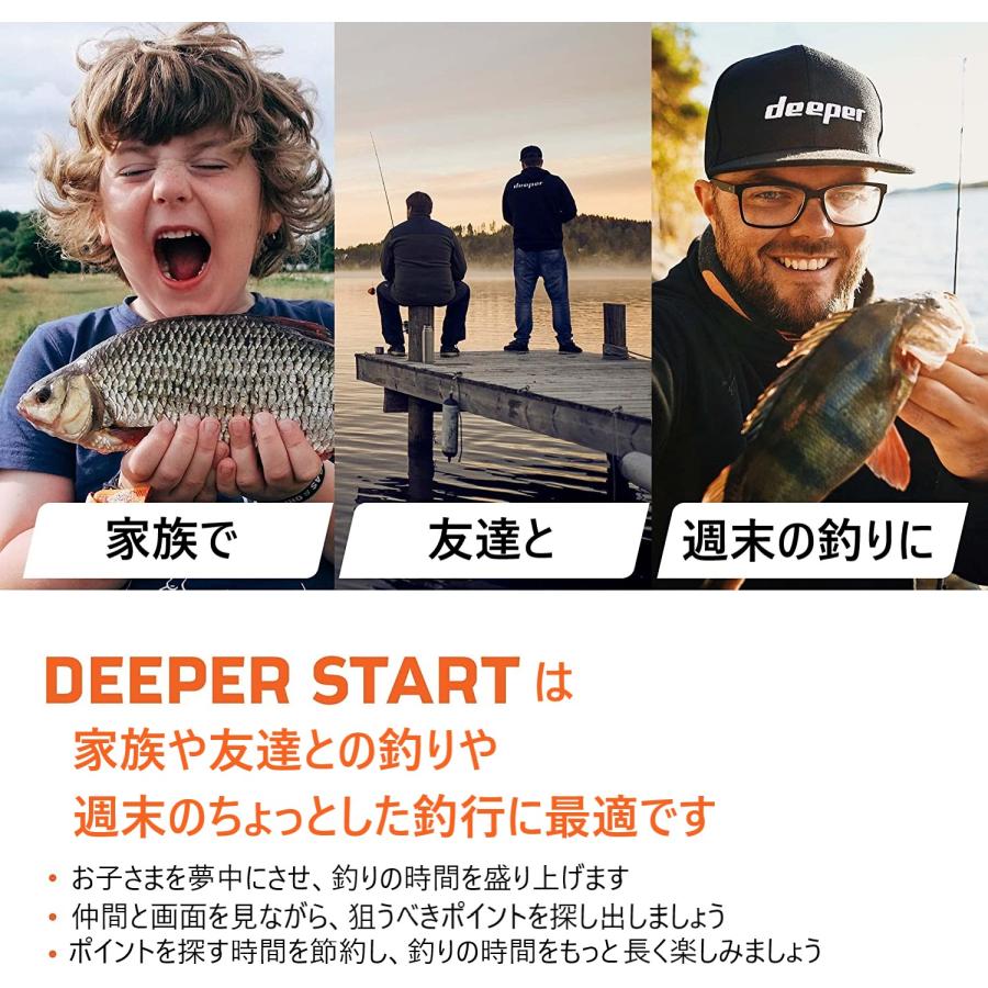 激安買う Deeper START ディーパー スタート スマート ポータブル 魚群探知機