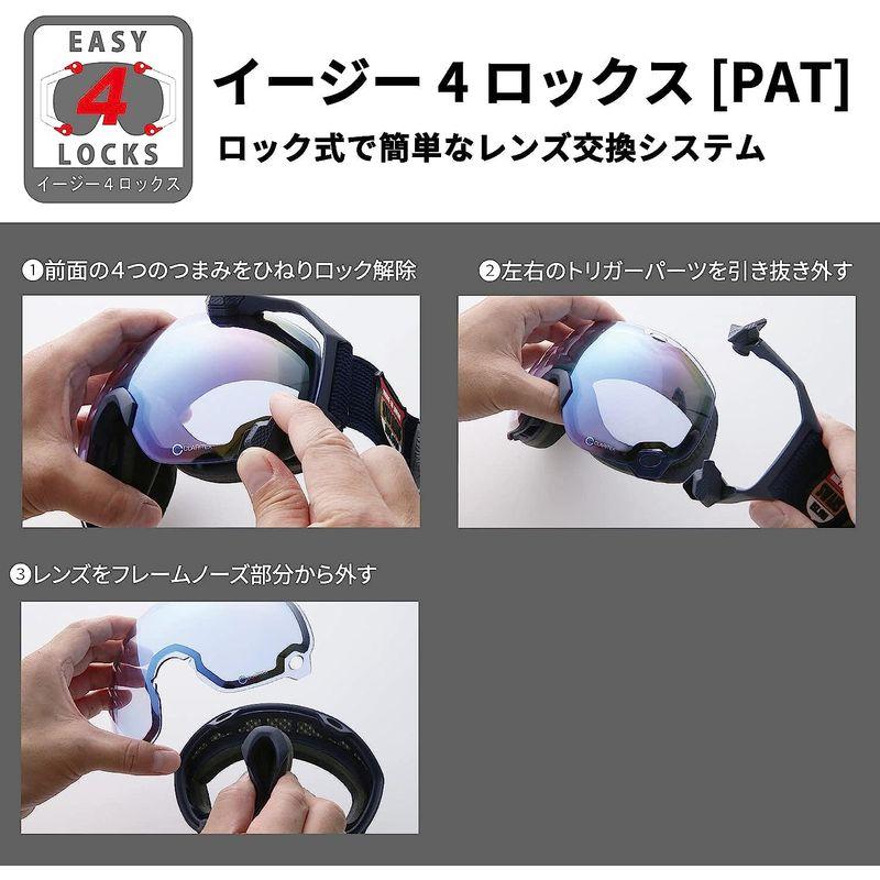 SWANS (スワンズ) 日本製 スノーゴーグル C2N-MDH-CU MBK ULT