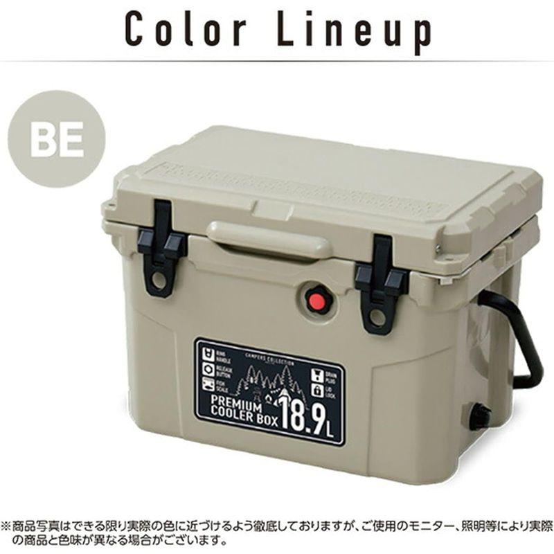 山善(YAMAZEN) キャンパーズコレクション プレミアムクーラーボックス 小型 18.9L ベージュ PCB-18.9(BE 山善 YAMAZEN キャンパーズコレクション プレミアムクーラーボックス 小型 9L ベージュ PCB BE