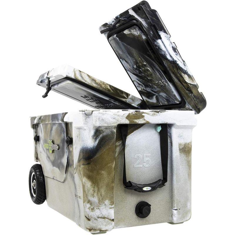 【新版】 ワイルドギア WYLD GEAR ハードクーラー50Q クーラーボックス 2室構造 キャスター付き ロトモールド製法 50クォート 47リッ 【YW1130611214】(39687円)