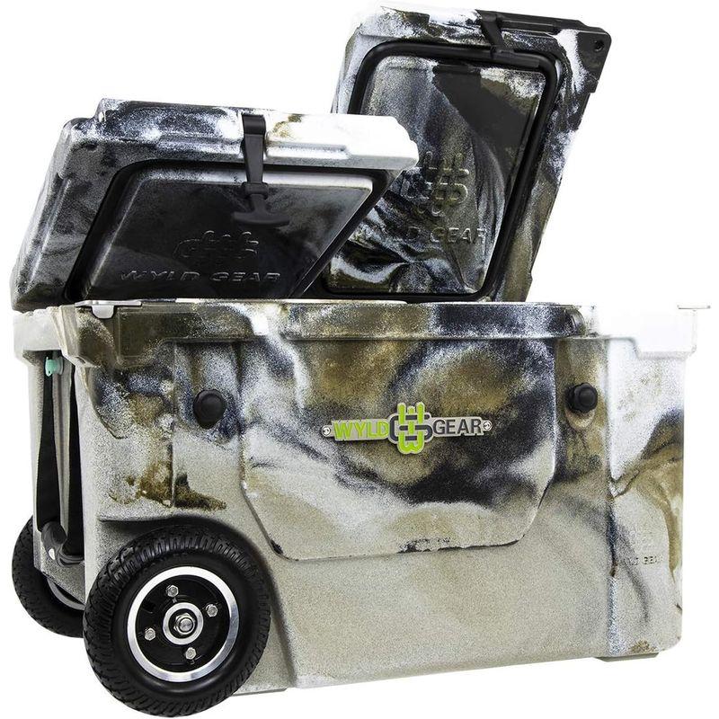 【新版】 ワイルドギア WYLD GEAR ハードクーラー50Q クーラーボックス 2室構造 キャスター付き ロトモールド製法 50クォート 47リッ 【YW1130611214】(39687円)