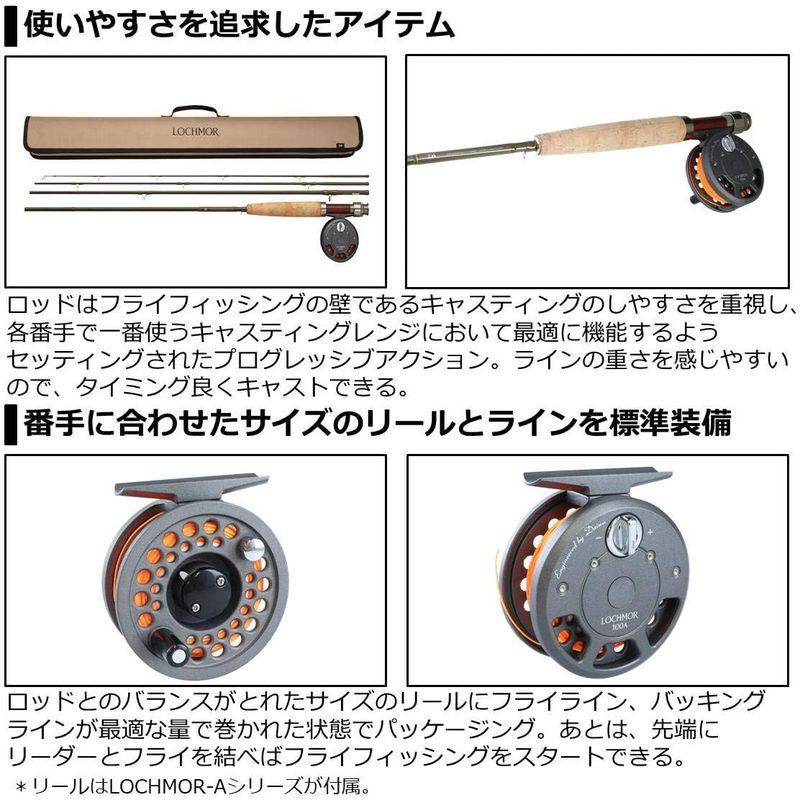 ダイワ(DAIWA) ロッホモア フライコンボ F803-4 ダイワ DAIWA ロッホモア フライコンボ F803 ライン