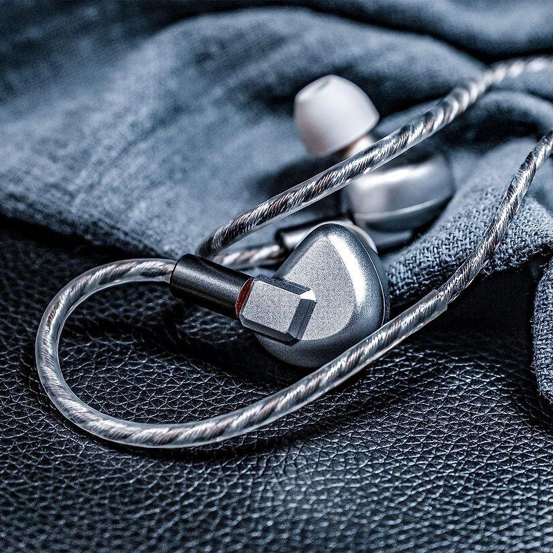 Letshuoer S12 平面駆動イヤホン 14.8mm平面駆動ドライバー搭載 IEM 5軸CNC加工合金シェル 単結晶銅銀メッキケーブル Letshuoer S12 平面駆動イヤホン 8mm平面駆動ドライバー搭載 IEM 5軸CNC加工合金シェル 単結晶銅銀メッキケーブル