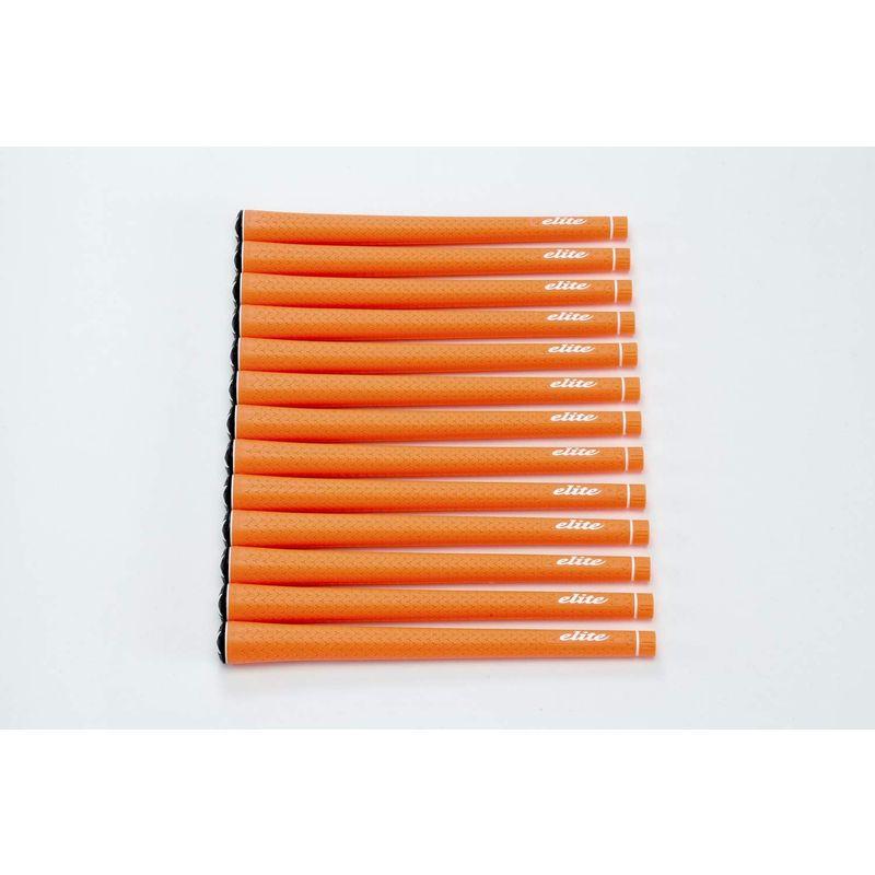 elitegrips (エリートグリップ) ゴルフ グリップ Y360°s 13本セット ワイルドオレンジ バックライン有り elitegrips エリートグリップ ゴルフ グリップ 13本セット ワイルドオレンジ バックライン有り