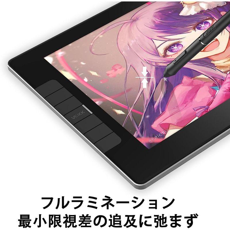 VEIKK液タブ 11.6インチ 液晶タブレット 液晶ペンタブレット 大画面 お絵描 イラスト デザイン 安心日本語サポートあり (VK12 マウス、トラックボール O1452891018(13899円)