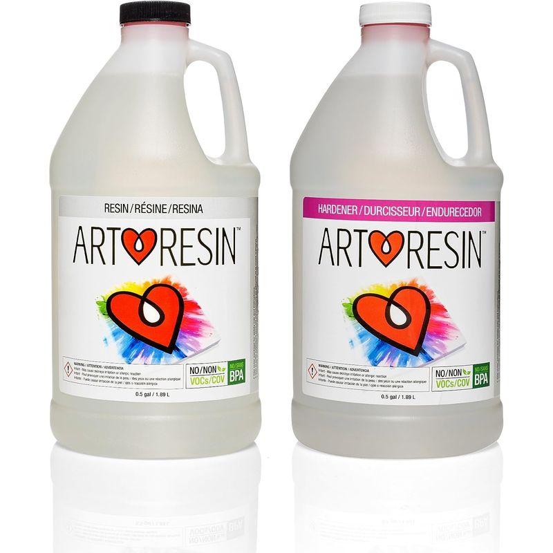 ArtResin エポキシ樹脂 レジン液 透明 クリア 非毒性 3.78L ArtResin エポキシ樹脂 レジン液 透明 クリア 非毒性 78L 89リットル 5ガロン