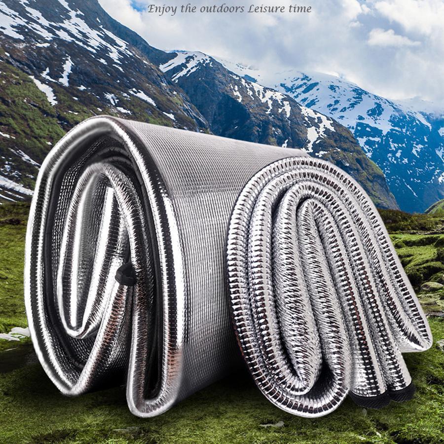 アルミシート 銀マット キャンプ用 アルミマット 保温 レジャーシート ピクニックシート 8mmの厚さ 断熱マット 厚手 テントマット 防水 防災 車中泊 | ブランド登録なし | 01