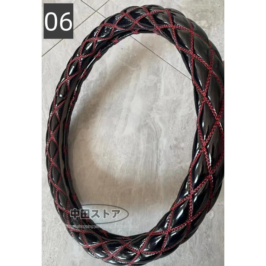 ハンドルカバー トラック用品 キルティング キルト普通車 大型車 トレーラー ダイヤキルト ステアリングカバー | ブランド登録なし | 06