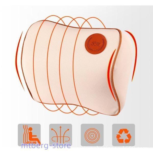 車用クッション ネックパッド カークッション シートクッション 運転席 ランバーサポート 肩こり 腰痛 運転 頭 首 腰 肩 低反発 腰サポー | ブランド登録なし | 16