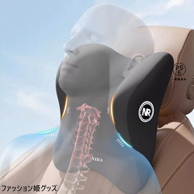 腰枕＋首枕 車 クッション 腰痛クッション 運転 クッション 車 腰クッション ヘッドレスト 車 腰 ヘッドレスト クッション 車 シートクッション | ブランド登録なし | 03