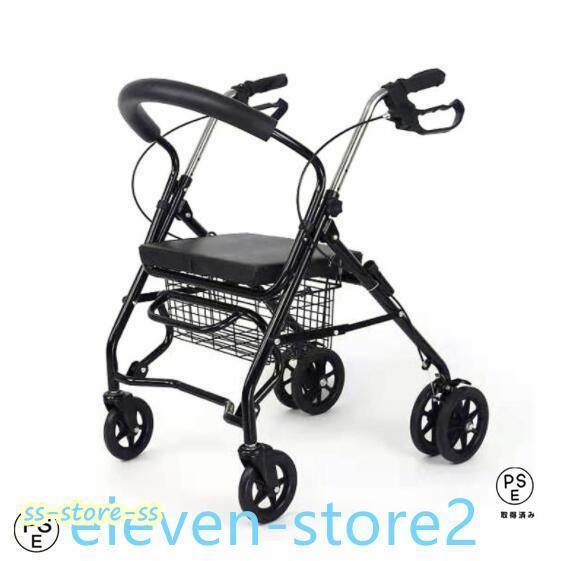 シルバーカー 車椅子 軽量 折りたたみ 手押し車 歩行器 高齢者 屋外 老人 家庭 買い物 散歩 コンパクト 小型 ノーパンク 介助 持ち運び 買い物カート | ブランド登録なし | 01