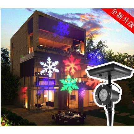 ソーラープロジェクションライト クリスマス飾り おしゃれ雪 スノーフレーク投光器 プロジェクターライト イルミネーションライト 通路 雰囲気作り | ブランド登録なし | 10