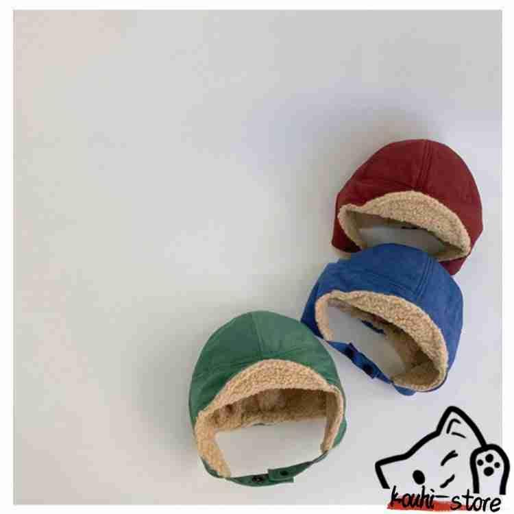 冬用 帽子 キッズ 子供用 冬用 コーデュロイ フライトキャップ パイロットキャップ イヤーフラップ ボア 耳あて付き 耳当て 耳付き 耳つ | ブランド登録なし | 12