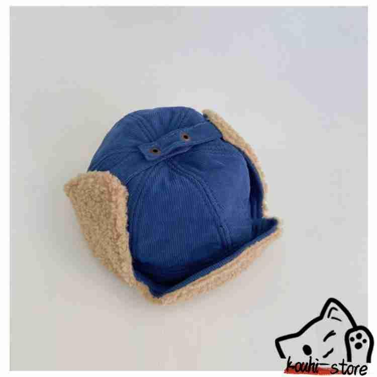 冬用 帽子 キッズ 子供用 冬用 コーデュロイ フライトキャップ パイロットキャップ イヤーフラップ ボア 耳あて付き 耳当て 耳付き 耳つ | ブランド登録なし | 14