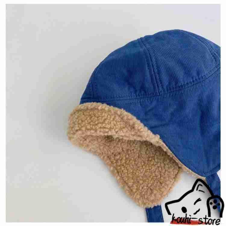 冬用 帽子 キッズ 子供用 冬用 コーデュロイ フライトキャップ パイロットキャップ イヤーフラップ ボア 耳あて付き 耳当て 耳付き 耳つ | ブランド登録なし | 15