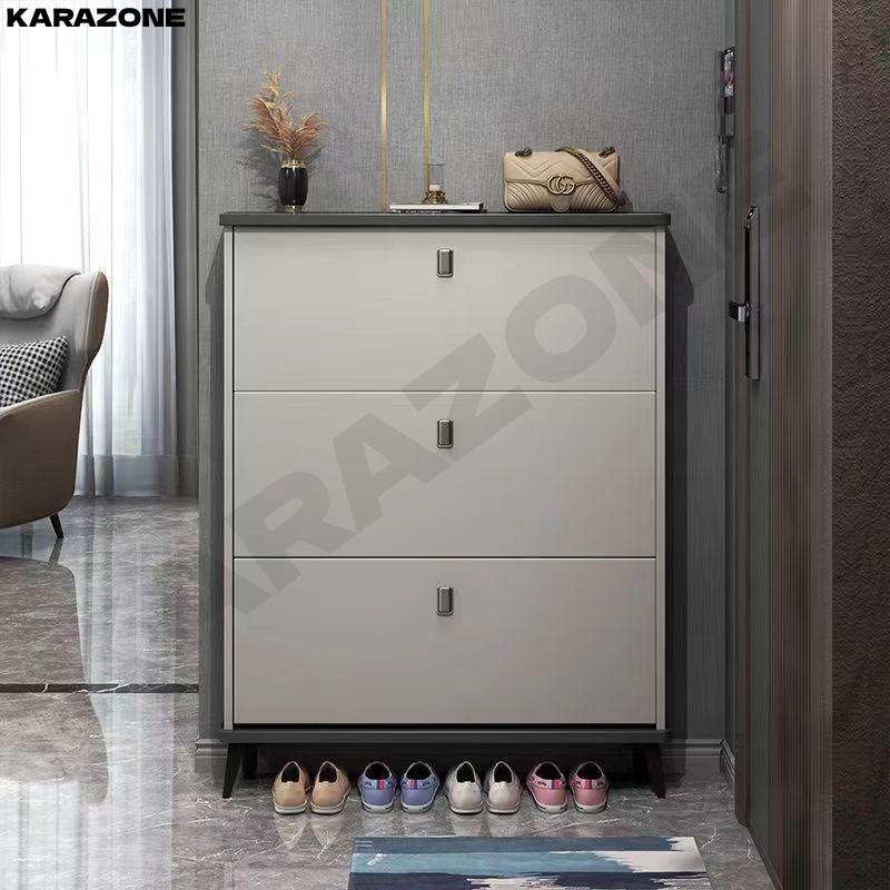 新品 激安★靴箱 シューズボックス 下駄箱 スリム 超薄型 シューズラック 3段 くつ箱 靴入れ 収納ラック 靴収納 | ブランド登録なし | 05