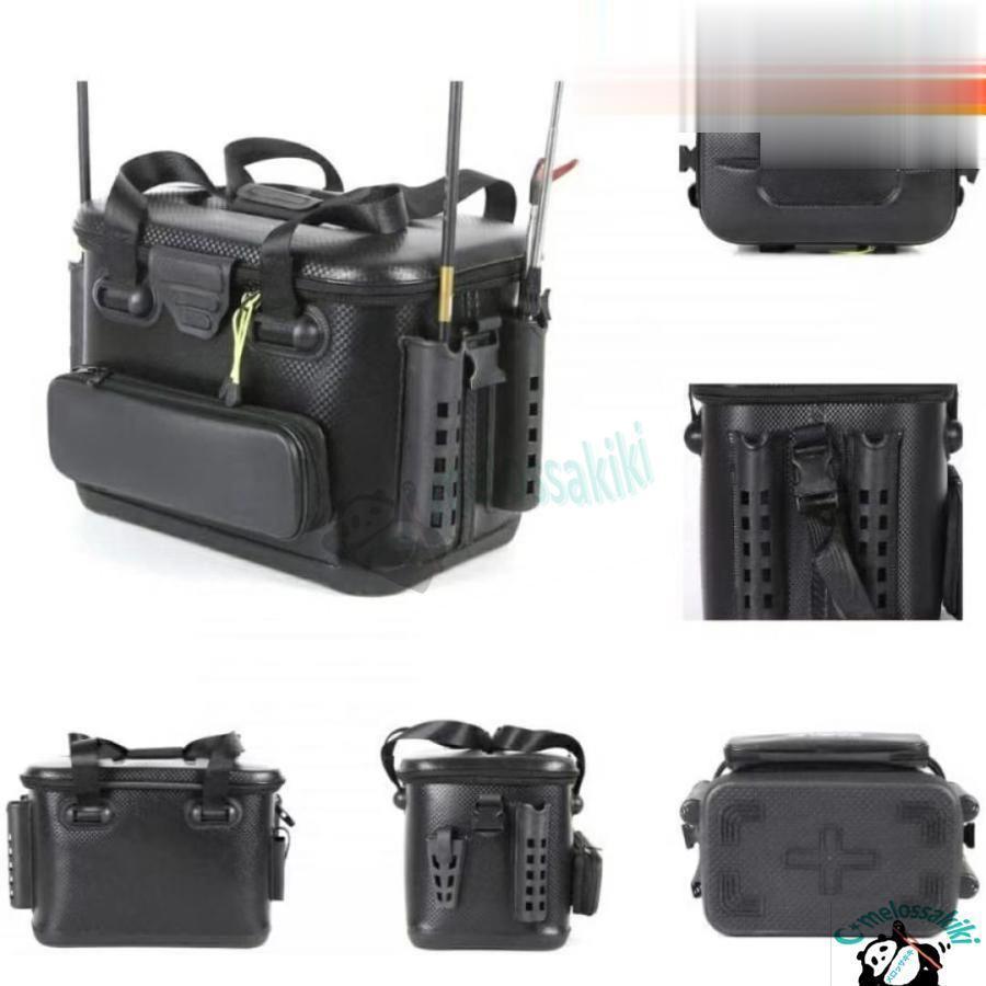釣り バケツ 釣り用ケース タックルバッグ バッカン ロッドホルダー付き 釣りボックス 多機能 40L 大容量 EVA素材 防災 収納コンテナ タックルバッグ | ブランド登録なし | 03