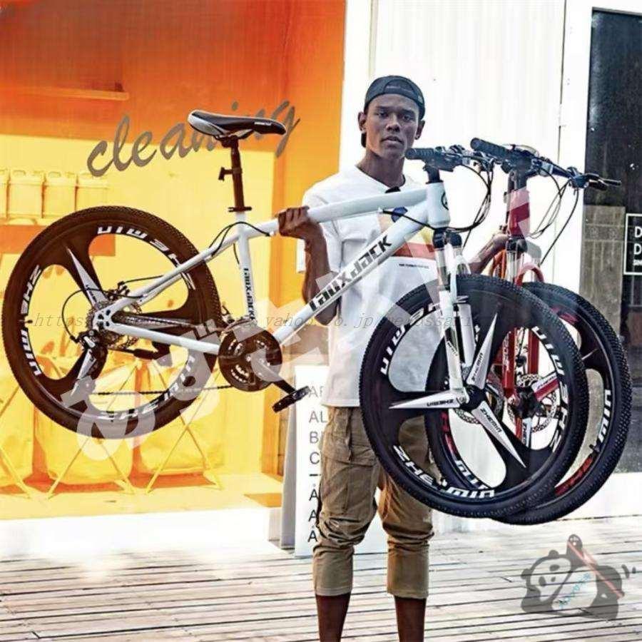 送料無料 自転車 バイク マウンテンバイク 太いタイヤ 21 24 27 30段変速 24インチ 26インチ スポーツアウトドア メンズ レディース | ブランド登録なし | 11