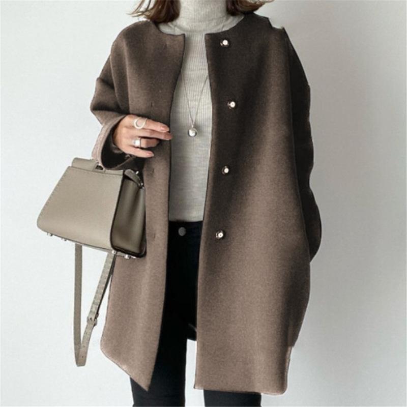 赤字覚悟! まで チェスターコート レディース ラシャコート ミドル丈 羽織り トレンチコート アウター ラシャ 春秋冬 着痩 | ブランド登録なし | 02