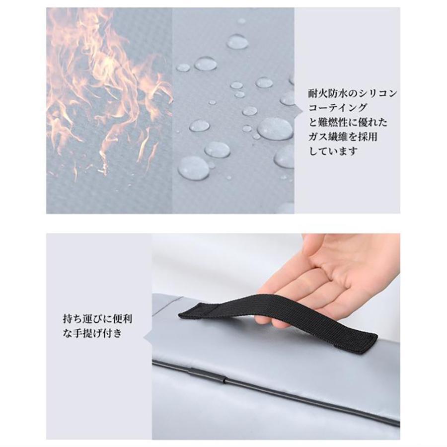 耐火バッグ 耐火ケース 耐火 書類ケース 集金袋 手提げ金庫 マルチケース 多層収納 防火バッグ 貴重品保管 大容量 鍵付き | ブランド登録なし | 10