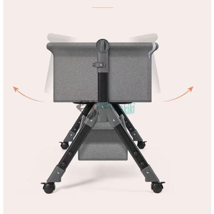 ベビーベッド 折りたたみ 持ち運び ベビーベッド 添い寝 高さ調整 ベビーベッド コンパクト ベビーベッド 簡易 ベビーベット 移動式 ベビーベッド キャスタ付き | ブランド登録なし | 07