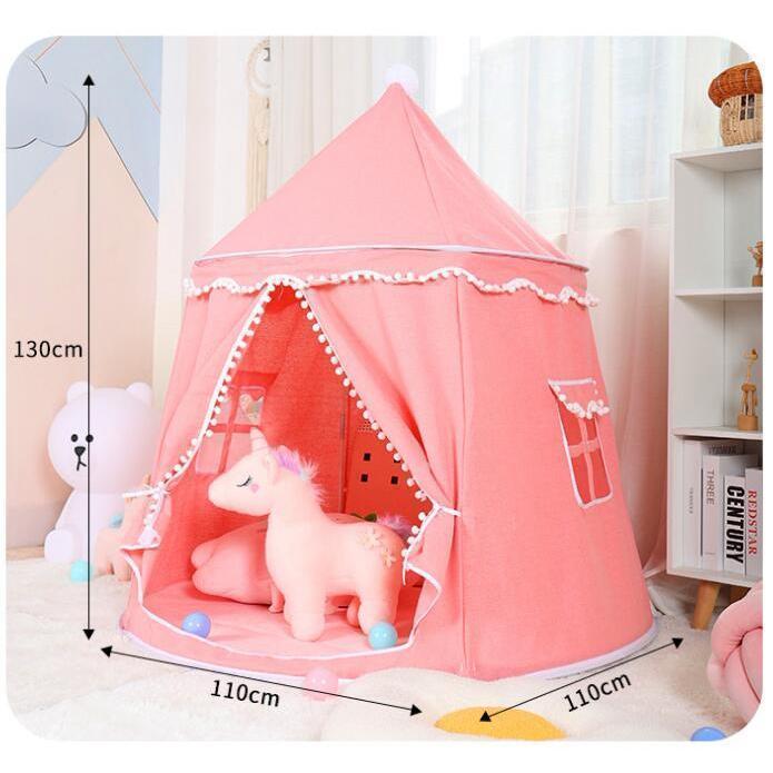 キッズテント プレゼント 折りたたみ ピンク パープル ティピー 室内 おしゃれ シンプル 北欧 無地 女の子 男の子 プリンセスハウス ミカドレス | ブランド登録なし | 13