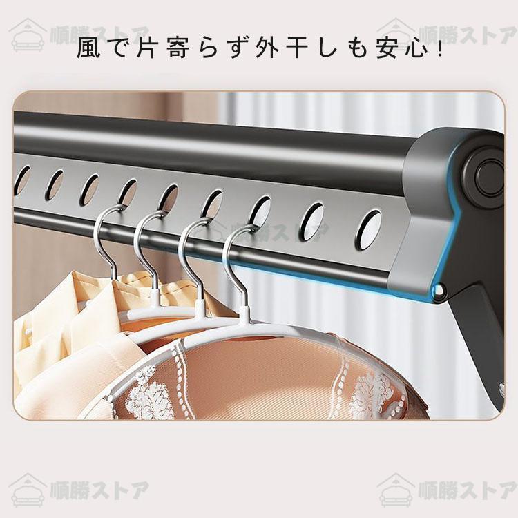 室内物干し 物干し台 洗濯用品 屋外 外風に強い ベランダ物干し 多機能物干し台 布団干し 物干しスタンド 伸縮 ステンレス 洗濯物干し 収納 洗濯ハンガー | ブランド登録なし | 13