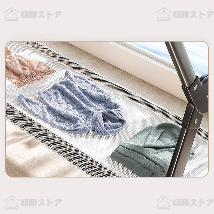室内物干し 物干し台 洗濯用品 屋外 外風に強い ベランダ物干し 多機能物干し台 布団干し 物干しスタンド 伸縮 ステンレス 洗濯物干し 収納 洗濯ハンガー | ブランド登録なし | 14
