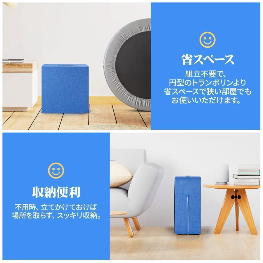 トランポリン クッション 室内 大人用 Homwarm 静音 エクササイズ 家庭用 省スペース 外カバー取り外し 洗濯可能 （40*40*15cm） | ブランド登録なし | 08