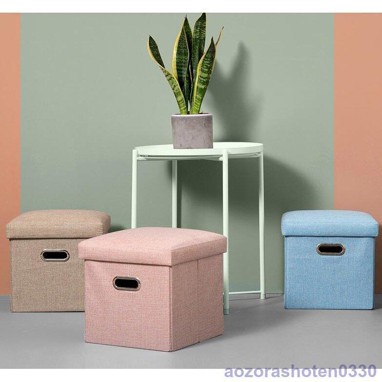 収納スツール 北欧 布製 収納ボックス 収納スツール 収納ベンチ 椅子 チェアー 座椅子 リビング 玄関 足置き台 チ おもちゃ箱 靴収納 隠す収納 | ブランド登録なし | 04