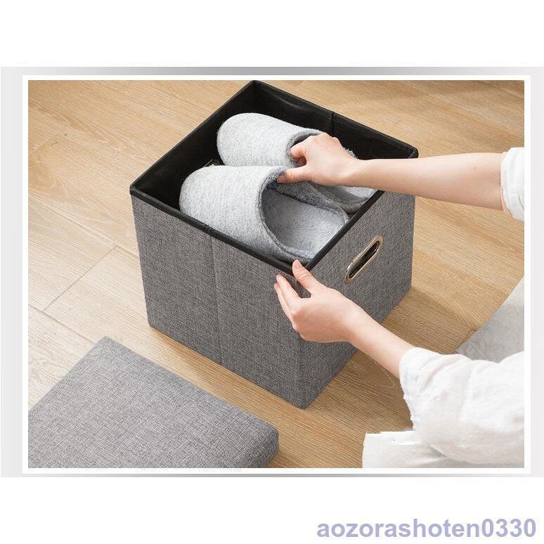 収納スツール 北欧 布製 収納ボックス 収納スツール 収納ベンチ 椅子 チェアー 座椅子 リビング 玄関 足置き台 チ おもちゃ箱 靴収納 隠す収納 | ブランド登録なし | 08