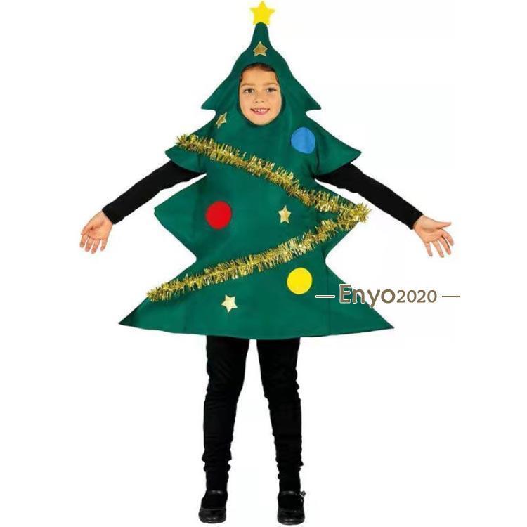 子供 演出道具 コスチューム クリスマスツリー クリスマスツリー コスプレ 衣装 クリスマス 仮装 子供 クリスマスツリー 家族 パーティー仮装 宴会 | ブランド登録なし | 01