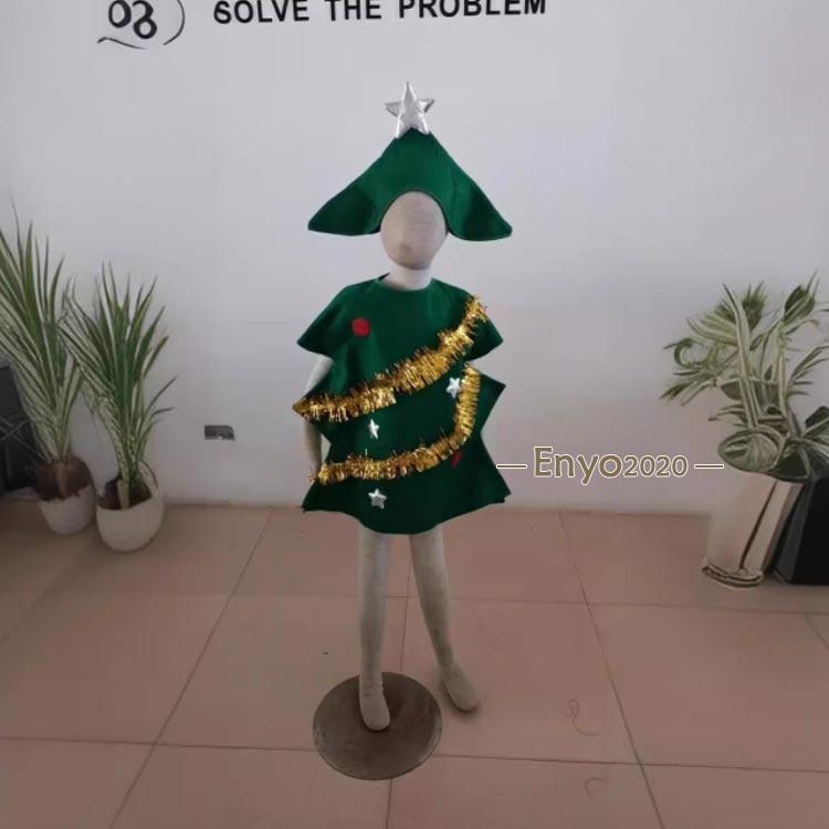 子供 演出道具 コスチューム クリスマスツリー クリスマスツリー コスプレ 衣装 クリスマス 仮装 子供 クリスマスツリー 家族 パーティー仮装 宴会 | ブランド登録なし | 04
