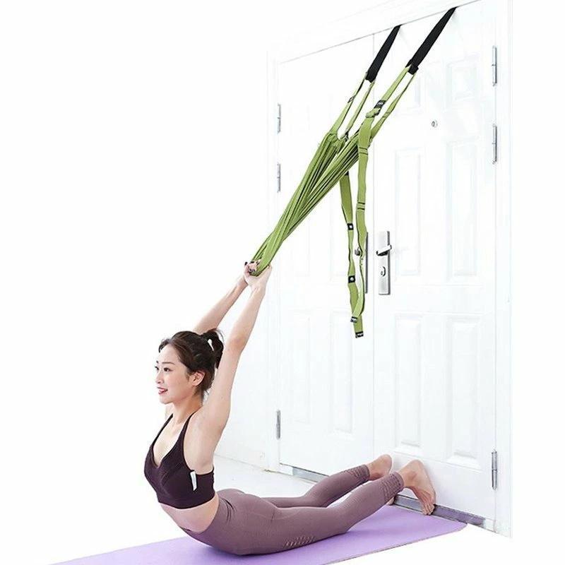 ヨガベルトフィットネスバンド ヨガストラップ 筋トレ フィットネス 自宅 バンド エクササイズ バランスベルト スタイルアップ ダンス ヨガ ヨガ器具 | ブランド登録なし | 01