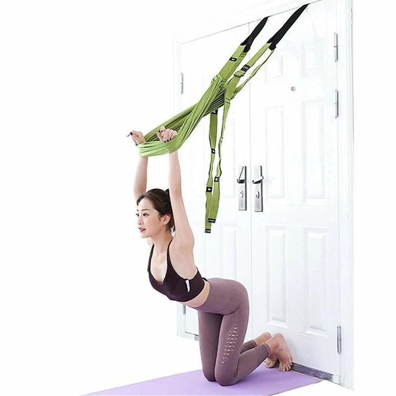 ヨガベルトフィットネスバンド ヨガストラップ 筋トレ フィットネス 自宅 バンド エクササイズ バランスベルト スタイルアップ ダンス ヨガ ヨガ器具 | ブランド登録なし | 02