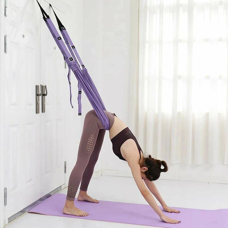 ヨガベルトフィットネスバンド ヨガストラップ 筋トレ フィットネス 自宅 バンド エクササイズ バランスベルト スタイルアップ ダンス ヨガ ヨガ器具 | ブランド登録なし | 05