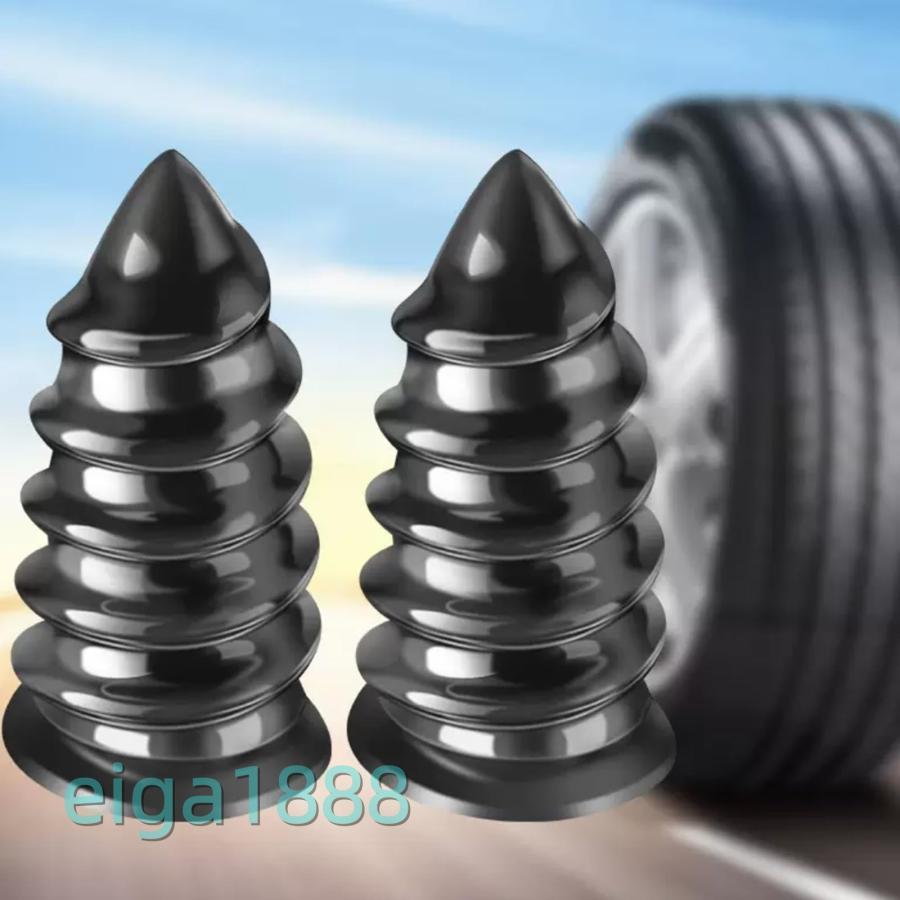 タイヤ修理ゴム釘【20本入り2サイズ】パンク修理キット タイヤパンク釘 バキュームタイヤ装着の電気自動車、自動車、バイク用 | ブランド登録なし | 02