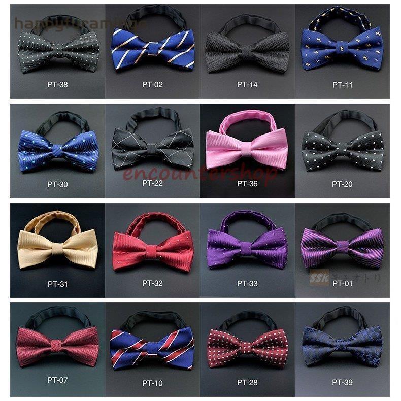 メンズ 蝶タイ 蝶ネクタイ 結婚式 ボウタイ フォーマル 紳士 ワンタッチ ビジネス イベント 通勤 二次会 パーティー | ブランド登録なし | 01