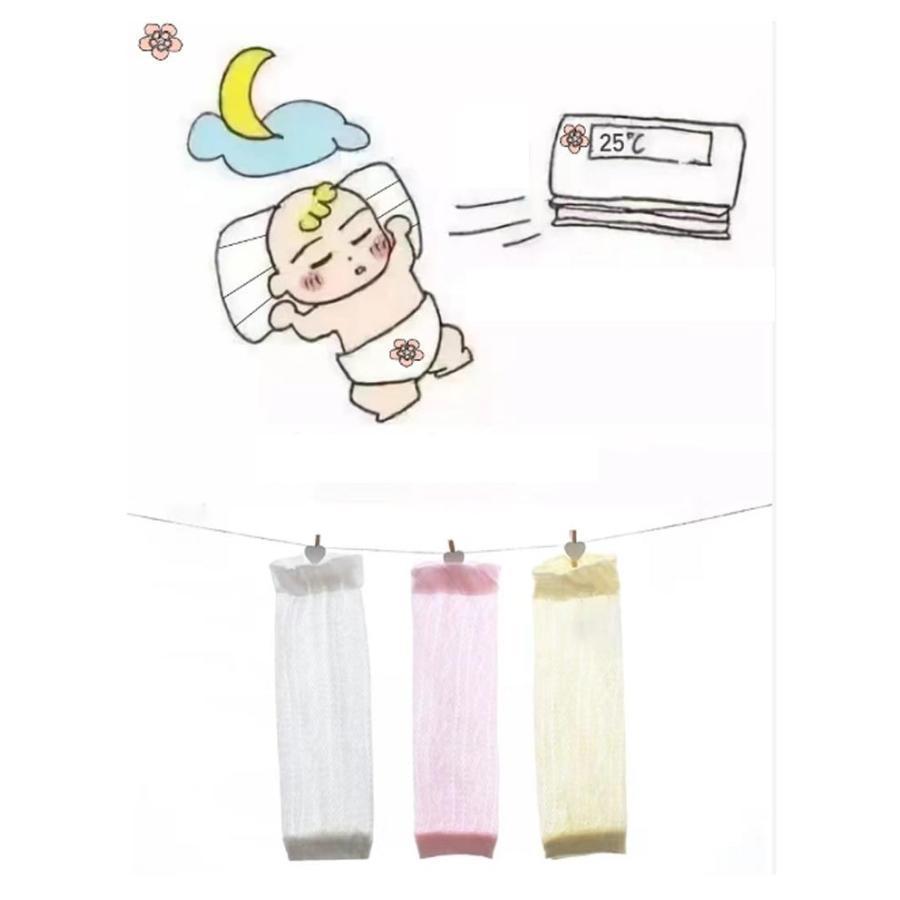 レッグウォーマー ベビー用 送料無料 メッシュ キッズ 日よけ 赤ちゃん コットン 薄手 赤ちゃん 8枚セット アームカバー 送料無料 日焼け防止 夏 | ブランド登録なし | 09