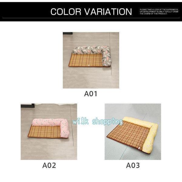 犬 ベッド 夏用 ペットベット おしゃれ 小型犬 中型犬 大型犬 猫 犬 かわいい 夏 冷感 涼しい 枕 まくら ひんやり 寝具 犬の巣 猫ベッド | ブランド登録なし | 04