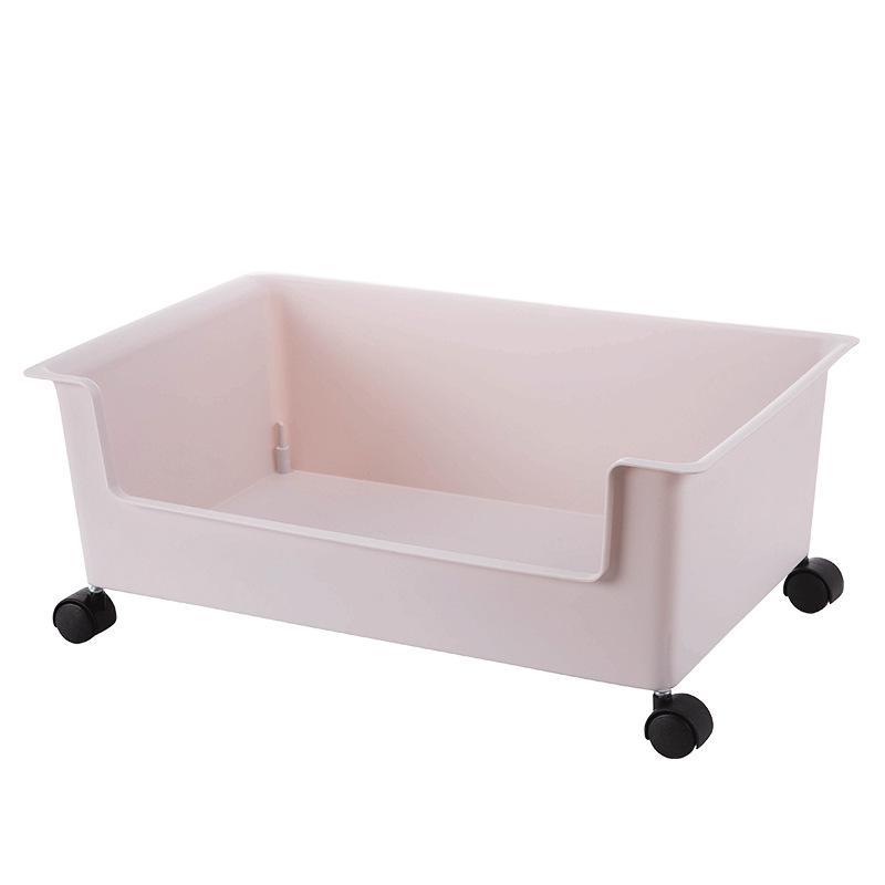 ワゴン キャスター付き 収納ワゴン ファイルワゴン pp 収納ラック 本 1段 すき間 スリム コンパクト キッチン隙間収納 洗面所 収納 ファイル収 | ブランド登録なし | 01