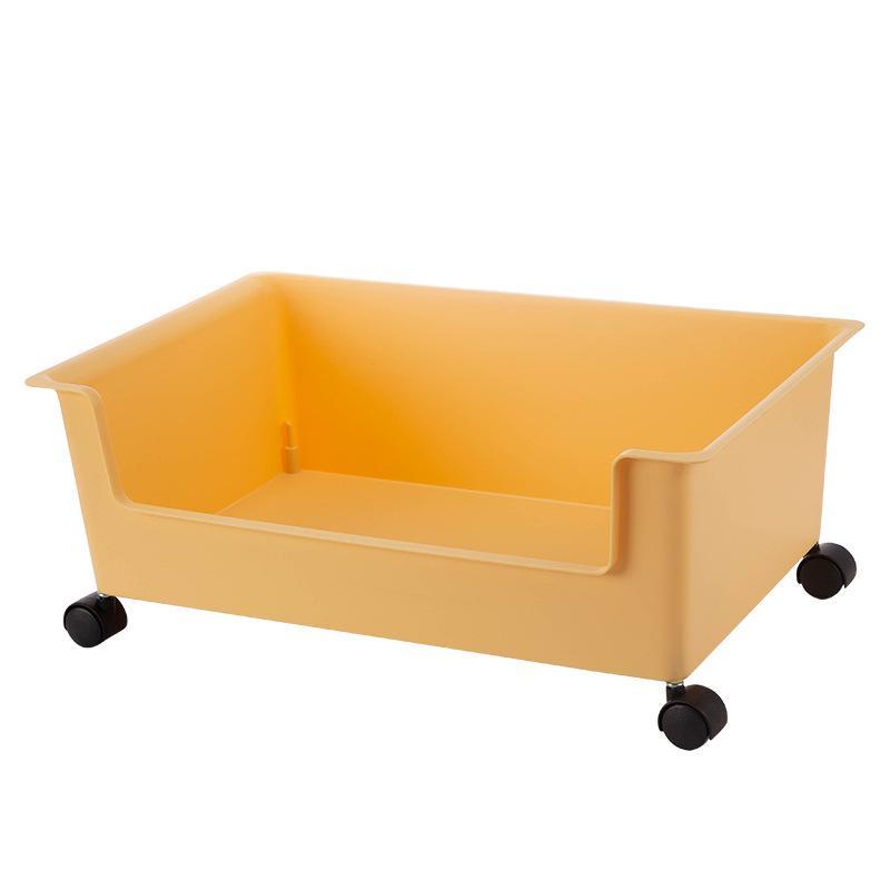 ワゴン キャスター付き 収納ワゴン ファイルワゴン pp 収納ラック 本 1段 すき間 スリム コンパクト キッチン隙間収納 洗面所 収納 ファイル収 | ブランド登録なし | 03