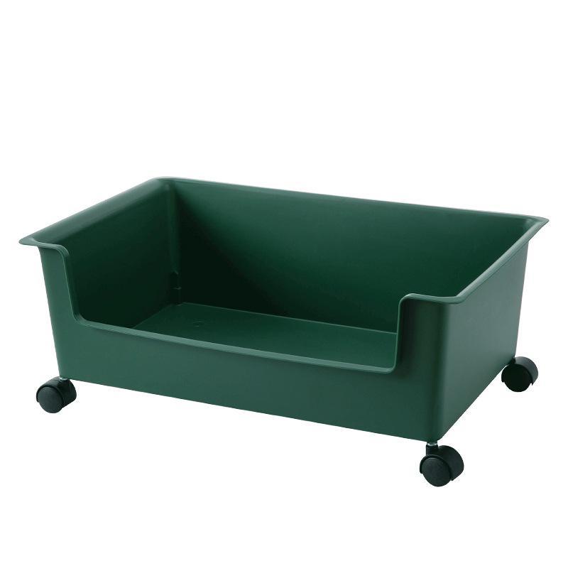 ワゴン キャスター付き 収納ワゴン ファイルワゴン pp 収納ラック 本 1段 すき間 スリム コンパクト キッチン隙間収納 洗面所 収納 ファイル収 | ブランド登録なし | 04