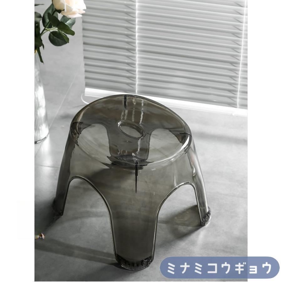 浴用椅子 バスチェア お風呂用イス バス用品 踏み台 いす 洗面台 風呂場 シンプル クリアカラー 無地 単色 クール おしゃれ | ブランド登録なし | 09