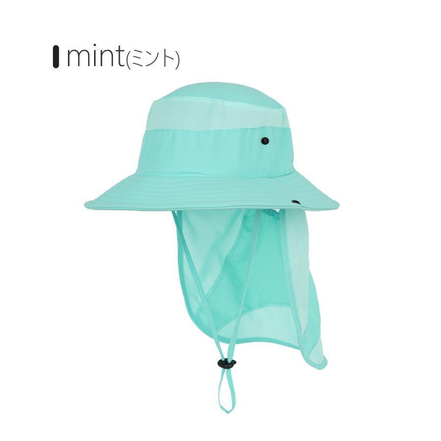 ハット キッズ 子供 帽子 サーフハット つば広 52cm 54cm 56cm マリンハット UPF50+ サファリハット UVカット 紐付き 顎紐 アウトドア キャンプ 男子 女子 | ブランド登録なし | 01