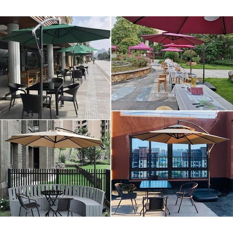 【2025新登場】UPF50+ ガーデンパラソル パラソル (約)直径270cm-300cm大型 風に強いUVカット 撥水 角度調整 おしゃれモダン ガーデンパラソルセット 庭・屋外 | ブランド登録なし | 06