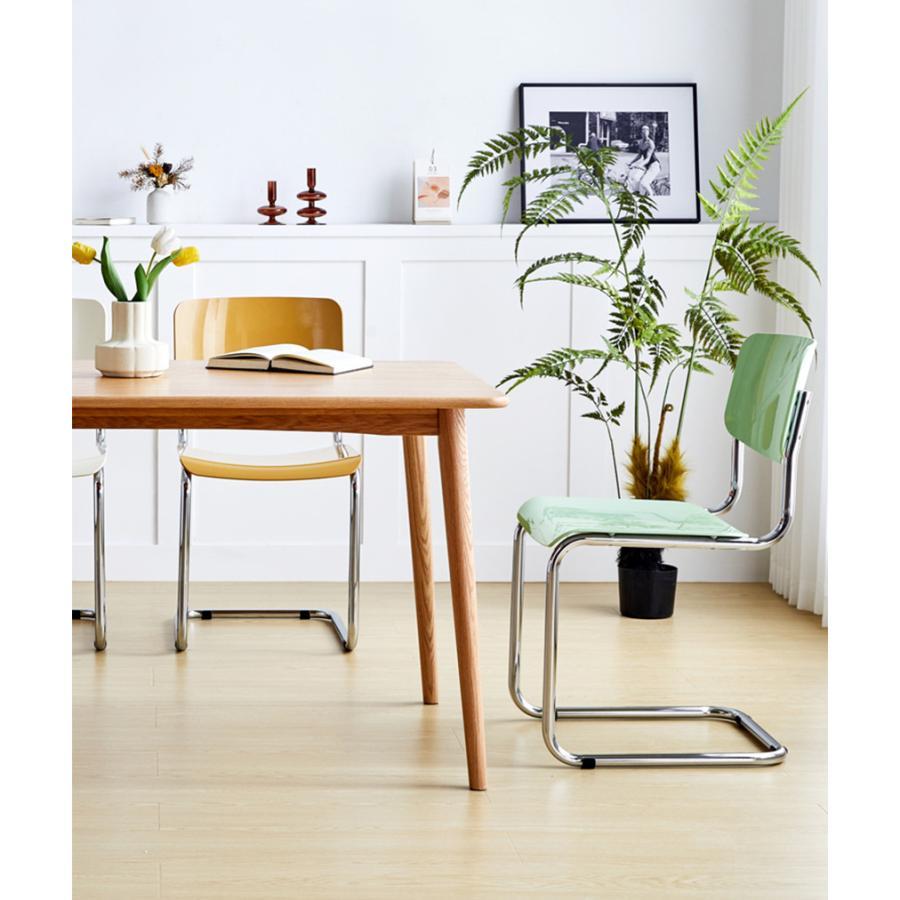 韓国風 パイプ椅子 人気 おしゃれ 北欧 食卓椅子 椅子 いす リビングチェア 滑り止め ダイニング | ブランド登録なし | 04